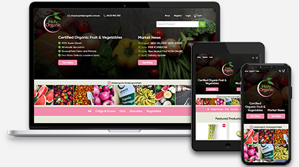 Holy Organic - E-commerce