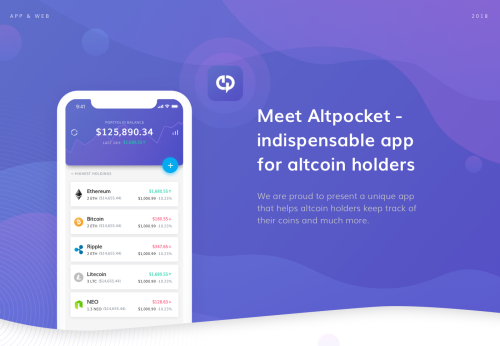 Crypto wallet app design