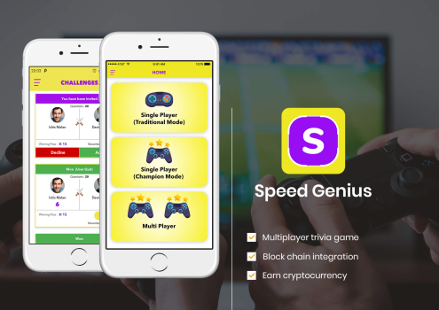 Speed genius - Trivia Game with crypto currency integration
