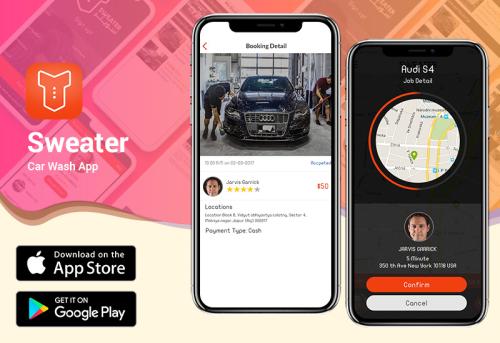Sweater App- Car Wash Mobile App