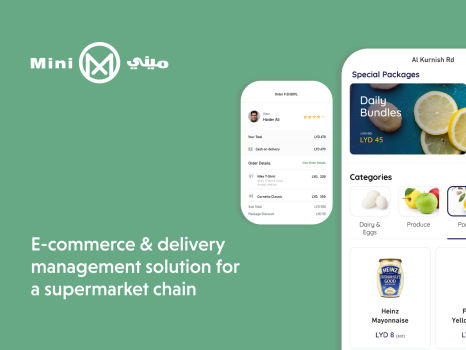 E-commerce & delivery management solution for Minimart