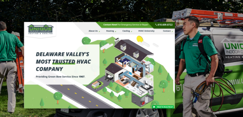 Unique Indoor Comfort - Website Design & Digital Marketing