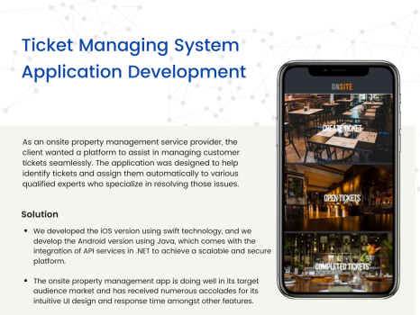 TICKET MANAGING SYSTEM APP