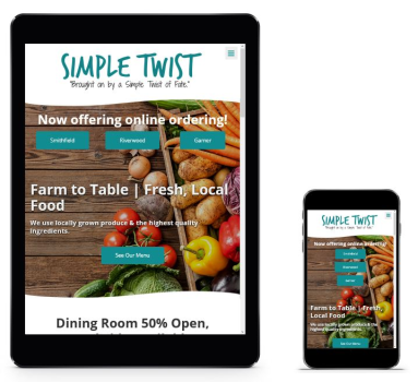 Simple Twist, Local Farm to Table Restaurant Chain