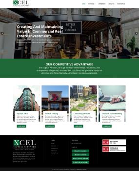 Xcel Capital Partners - Custom Web Site