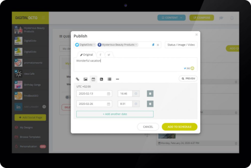 Social media and graphic design automation that is powerful and easy-to-use