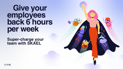 Branded superheroes for Skael