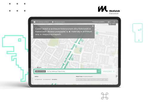 Digital archive of Kościuszko street for Medialab Katowice