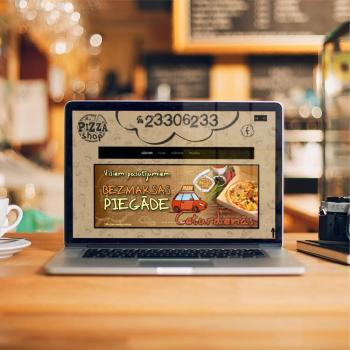 pizza shop web design