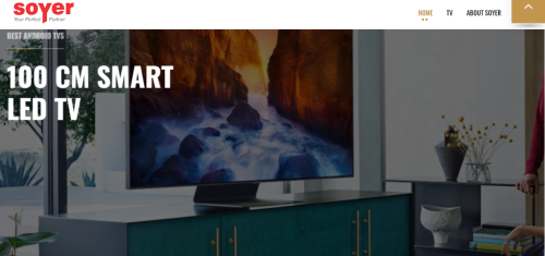 Creative Product Website Design