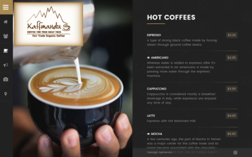 Redesign of Coffee Shop Website