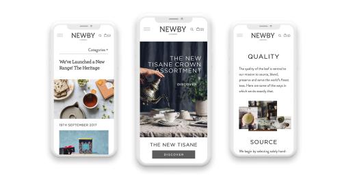 Newby Tea - Creative Web Design