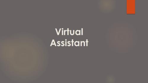 Virtual Assistant