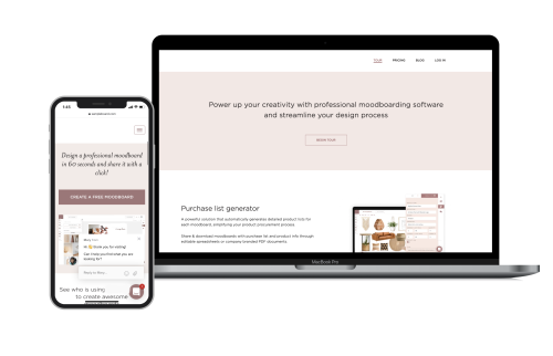 MoodBoard Design Platform