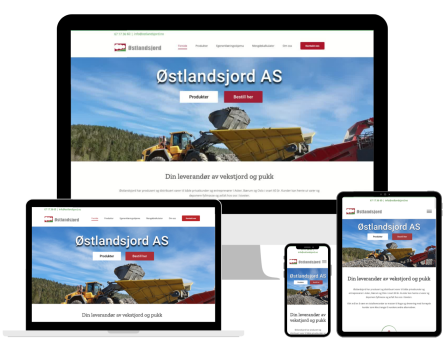 Østlandsjord (Ny nettside og resultatet)