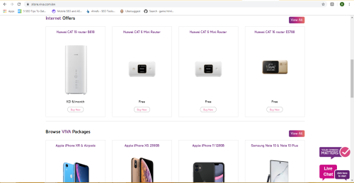 ViVA eStore E-commerce Website