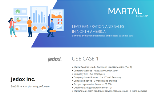 Outbound lead generation - Jedox