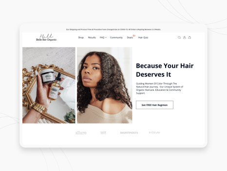 Belle Bar: CRO and New Website