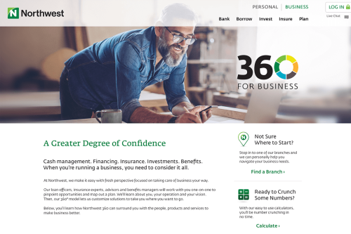 Northwest Bank: User Experience Redesign