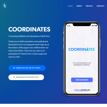 Coordinates App (iOS & Android)