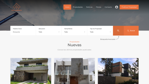 Inmuebex Custom CMS
