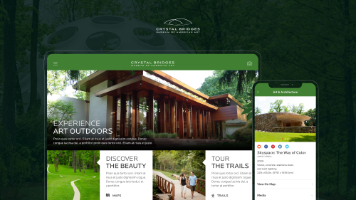 Crystal Bridges Museum Outdoor Mobile App
