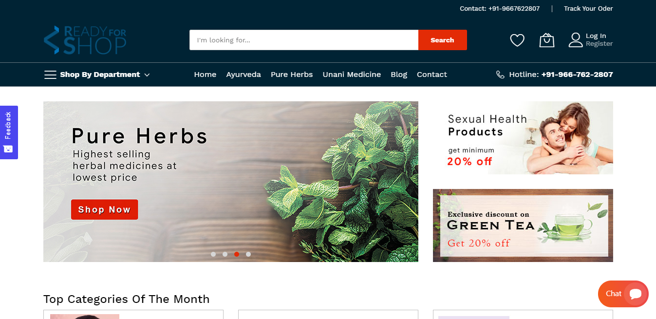 Readyforshop.com Magento 2 Store development