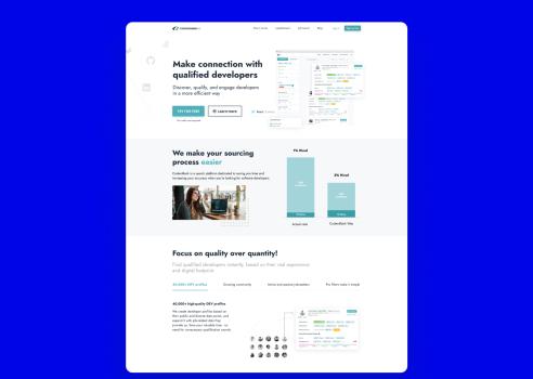 Codersrank.io sales page