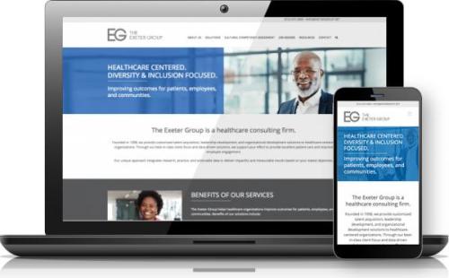 Updated Website Strategy and Design for Healthcare-Centered Diversity and Inclusion Firm