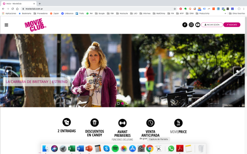 New design for a website