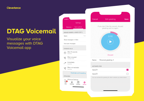 T-Mobile and Deutsche Telekom VoiceMail app