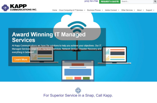 Kapp Communications Website Design