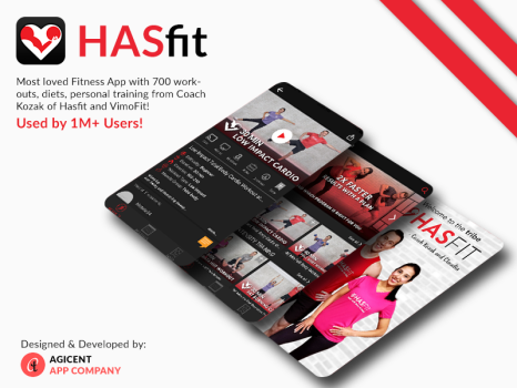HASfit App and Web For Home Workout Routines & Fitness Plans