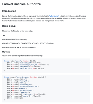 Authorize.Net API Package