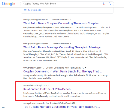 SEO Result