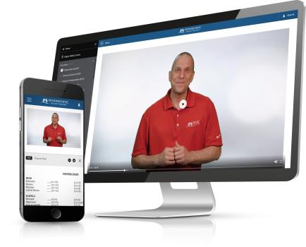 Custom Training System and eCommerce
