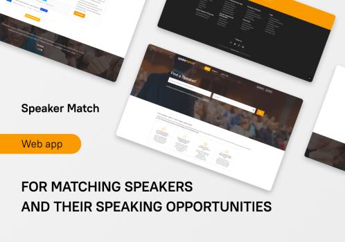 Web Development for Speakermatch