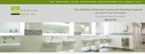 Pro facility commercial cleaning company