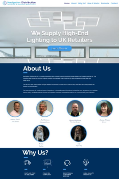 Web Design For Distribution business