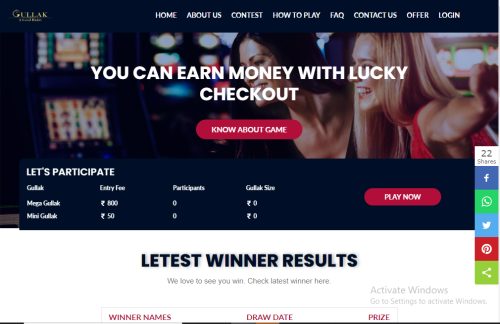 This is a online lottery project