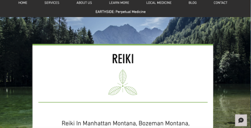 Energy Healer Website Re-Design