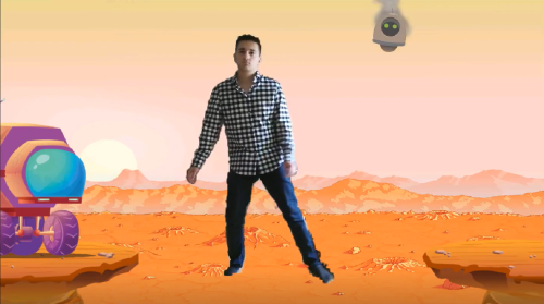 Catch the robots! - Kinect