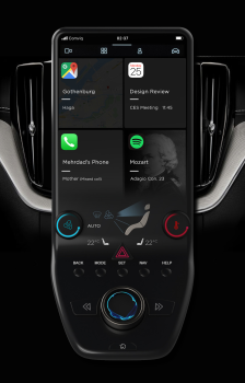 HMI design for car interface
