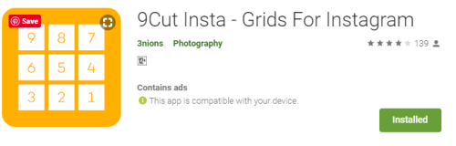 9Cut Insta - Grids For Instagram