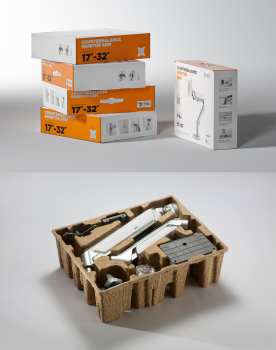 Brateck Monitor Arm Package Design