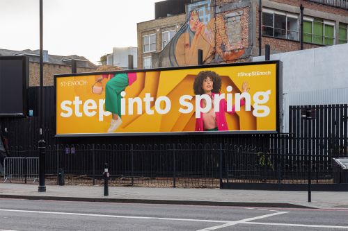 St Enoch. Step Into Spring Campaign.