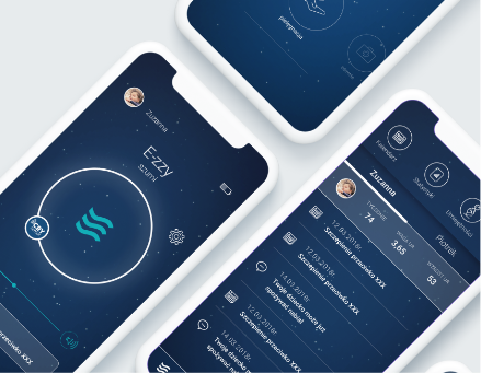 Humming sloth with an application