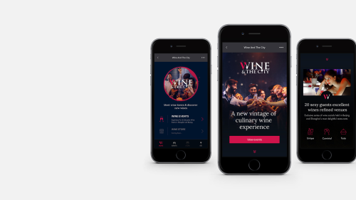 Wine & The City WeChat mobile site