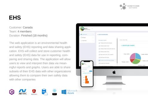 Environmental health and safety reporting and data sharing app
