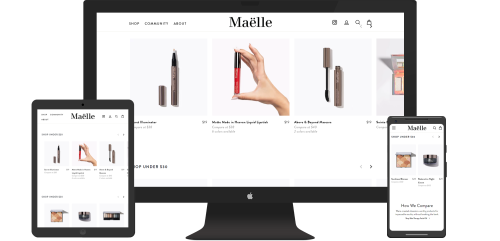 Maelle Beauty - Shopify E-commerce Development